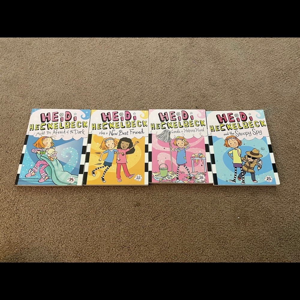 heidi hecklebeck books set of 4